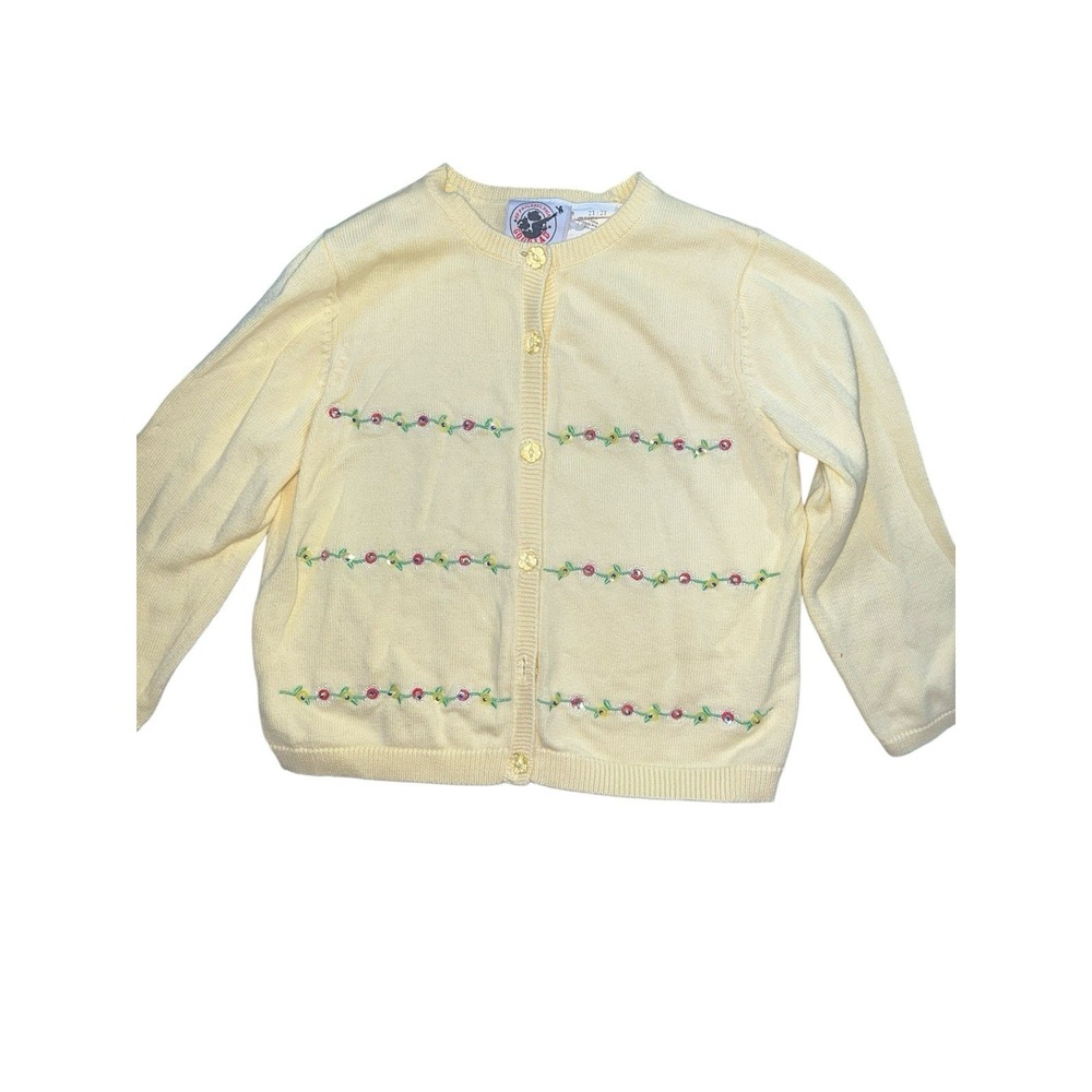 Goodlad Of Philadelphia Girls‎ Yellow Sweater Size 2T Vintage
